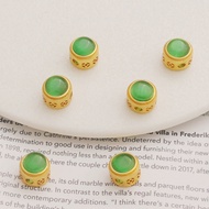 Spacer Beads 18k Matte Gold Hollow Thickened Round 10mm