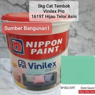 Cat Tembok Hijau Telor Asin Vinilex Pro 1619 Dinding 5Kg Nippon Paint