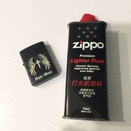 絕版日系ZIPPO原廠-3D Mighty Wings系列- 珍珠黑色款 打火機連火機燃料 Metal Cross Black Pearl Plating Japan Cool Oil Lighter
