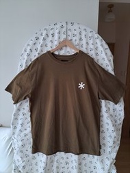 Snow Peak x Journal Standard Relume 綠色 Tee M碼（oversize）