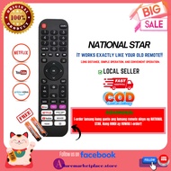 ♞ ☍ ▤ ♞NATIONAL STAR Smart TV REMOTE Replacement Remote NATIONAL STAR. READ DESCRIPTION!!