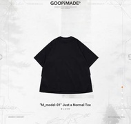 GOOPiMADE “M_model-01” Just a Normal Tee黑色
