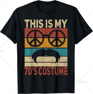 This Is My 70s Costume 70 Styles Men 70s Disco 1970s Outfit T-Shirt  Women Men Clothing  Vintage  T-