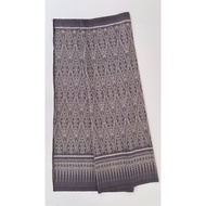 Silk Sarong Woven 6-Shuttle Natural Color Size 1x2 Meters Dark Gray Floor Code L1-69-0907674
