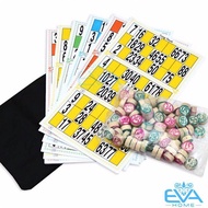 Vietnamese Bingo Lotto Paper and Wooden Bingo Toy Set M1749
