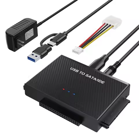 USB3.0 to SATA IDE Converter USB Adapter Hard Drive Disk HDD Cable 2.5" 3.5" SATA IDE HDD 6TB Laptop