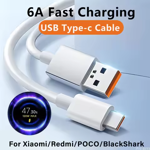 120W USB C Type fast charging cable for Xiaomi 15 14 Mix Flip Fold3 Redmi 15 C A3x Note 14 13 Pro Po