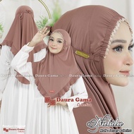 HIJAB NABILA DAURA GAMA Instant HIJAB Jersey Ballerina Dauragama Non Pad