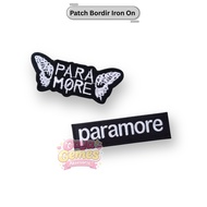 Paramore Band Aesthetic Embroidery Patch | Iron On Patch Sewing/ | Vintage Emo Jacket Hat Bag Access