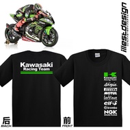 Áo Thun Tay Ngắn In Hình Kawasaki Racing Team Thời Trang Mùa Hè Dành Cho Kawasaki ZX6R ZX10R NINJA 4