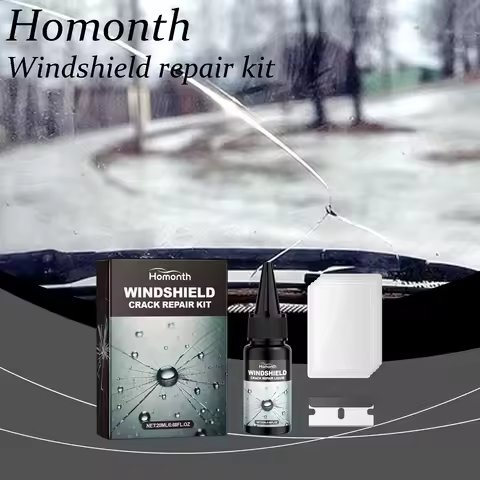 Homonth Windshield Repair Kit Strong Adhesion Quick Repair Crack Window Restore Window New Visual Wa