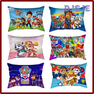 DJSJE Cute Paw Patrol Pillow Cover Cartoon Skye Chase Figures Case Car Sofa Cute Pillow Cover Anime Kids Birthday Christmas Gift 50X30Cm KGHJH