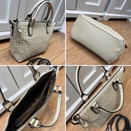 🌈ส่งฟรี🌈Luxe tote bag size 12.5" กระเป๋าถือ&สะพายข้าง โบเตก้า กระเป๋าหนังสาน PU พรีเมียม ทรงสวย มีสา