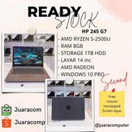 HP 245 G7 AMD RYZEN 5-2500U/4GB/1TB HDD/14 INC.WINDOWS 10 PRO SECOND