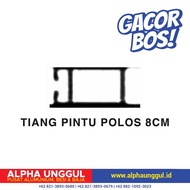 ALUMINIUM ALEXINDO 0490/12921 Tiang Pintu Polos 8cm
