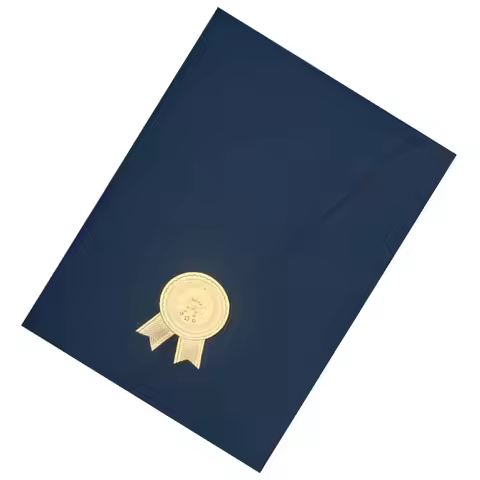 Certificate Cover Paper Diploma Holder A4 Red Horizontal Vertical Document Folder Storage Presentati