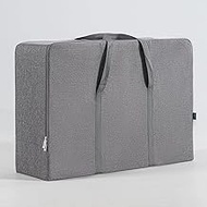 Folding Mattress Storage Bag - Trifold Memory Foam Mattress Carry Case, Portable Mattress Sofa Bed Carrying Box for 4" Twin &amp; Twin XL Foldable Floor Mattress, 38.5"x27.5"x13"