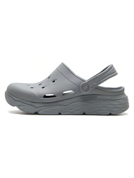 รองเท้าแตะกีฬาผ่อนคลายเบากะทัดรัดสำหรับผู้ชาย, รองเท้าลำลองสวมใส่ภายในและภายนอกบนชายหาด, 243277-GRY