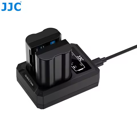 JJC EN-EL15 /EL15a/EL15b/EL15c Batteries USB Dual Charger For Nikon Z7 Z6 Z5 Z f D750 D850 D7000 D71