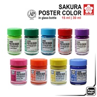 Sakura Poster Color Paint 15ml 30ml Poster Paint