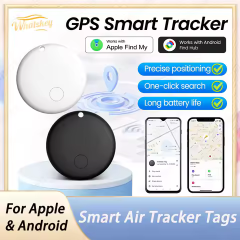 GPS Tracker Smart Tracker Tags Waterproof Bluetooth Tracker Device Works with IOS Find My & Google's