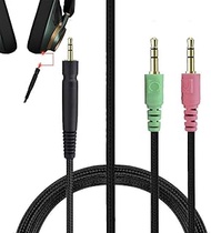 V-MOTA Replacement Nylon Braided Audio Headphone Cord Compatible with Drop + EPOS PC38X/G4ME ONE/Gam
