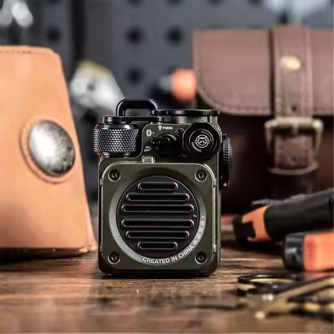 Muzen MW-PVX Mini Wireless Bluetooth Mao King Speaker Outdoor Camping and Hiking Portable Waterproof