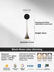 HEIKESZ Yixin ข้างเตียงนอนย้อนยุคโคมไฟติดผนัง2024ใหม่ไฟทางเดินติดผนังลายตกแต่งผนังสวยงามแบบเรียบง่าย