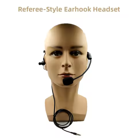 Referee Earhook Headphone 3.5mm Jack Headset for Vnetphone V6 V4 FBIM V2-500C Motorcycle Bluetooth I
