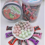 MILD SOUR CHEWY CANDY , CHEWY CANDY , SOUR CANDY 100PCS (A7178) FOR GIVE A WAY , CANDY PARTY NEEDS