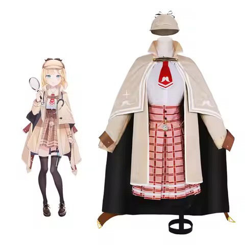 Watson Amelia Cosplay Costume Vtuber Hololive Outfits Woman Halloween Carnival Cosplay Customized Wa