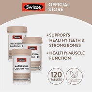 [Triple Pack] Swisse Ultiboost Magnesium Calcium + Vitamin D3 120 Tabs