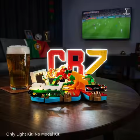 LED Light Set Suitable for Lego 43012 Ronaldo – Soccer Highlights Ideas Building Blocks