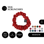 SUTRA SILK 19 Momme Medium Silk Scrunchies
