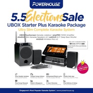 [SG] Powerhouse Slim Starter Plus Home Karaoke System with Touchscreen Jukebox KTV System