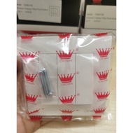 1 way 1 gang 2 gang 3 gang Switch Crown CE8011B CE8021B CE8031B PCS per pcs