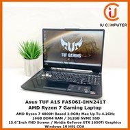 ASUS TUF GAMING A15 FA506II AMD RYZEN 7 4800H 16GB RAM 512GB NVME SSD GTX 1650 TI REFURBISHED LAPTOP