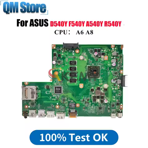 X540YA Laptop Motherboard For ASUS VivoBook X540Y F540Y X540YA A540Y D540Y R540Y Notebook Mainboard