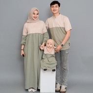 Gamis Couple Keluarga/Kaos Couple Keluarga/Baju Couple Family/Set Couple Family Sarimbit