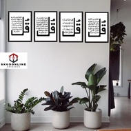 4 QUL Black Wall Frame Black Nordic Hanging Frame 30x40cm