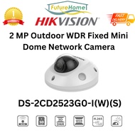 DS-2CD2523G0-I(W)(S) 2 MP Outdoor WDR Fixed Mini Dome Network Camera Futurehome