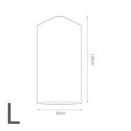 【L-5個裝】透明防塵衣罩 掛式套 西裝收納袋 衣套 防塵衣物袋 服裝防塵防水收納袋