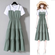 LISA RUFFLE KOREAN STYLE MIDI DRESS | DAISY KOREAN STYLE MIDI DRESS dress korean style