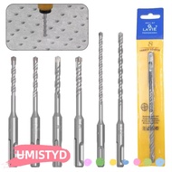 UMISTYDREAMUM9U 1Pcs Electric Hammer Drill Bit, 5/6/7/8/10/12mm 4 Cutters Concrete SDS Plus Drill Bi