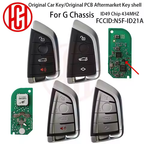 N5F-ID21A NCF795xV ID49 Chip 434MHz Car Remote Key For BMW G Series 3 5 6 7 X3 X5 X7 G01 G02 G08 G30