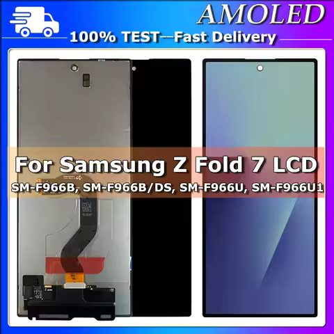 6.5'' Z Fold 7 Display For Samsung Z Fold 7 5G LCD Display External Touch Screen SM-F966B, SM-F966B/