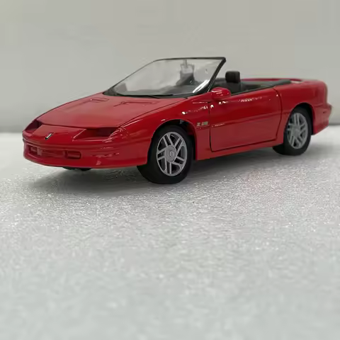 Static Die Cast 1:25 Scale Chevy CAMARO Z28 Simulation Alloy Four Seat Convertible Roadster Collecti
