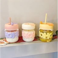 Tumblr Glass Drinking Glass HOHO Cup Glass Simple Unique Aesthetic - Makinfshion