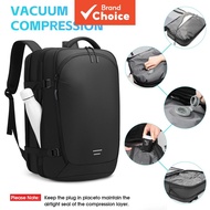 TANGCORLE Vacuum Compression Expandable Travel Backpack 33L-47L Waterproof 17.3 Inch Laptop Backpack