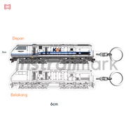 GANTUNGAN CC203 Side Locomotive | Train Keychain